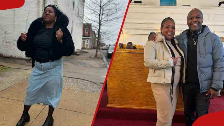 Tessa Manning Malone with her older brother Terence in church