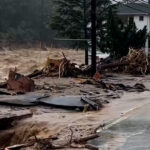 Chimney Rock flooding damage captured in North Carolina town