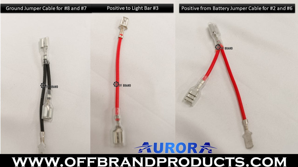 Jumper cables connected to 5 pin rocker switch