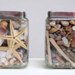 Beautiful Rocks and Gemstones in Jars and Jugs