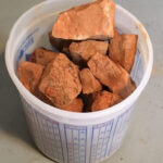 Raw geodes before tumbling