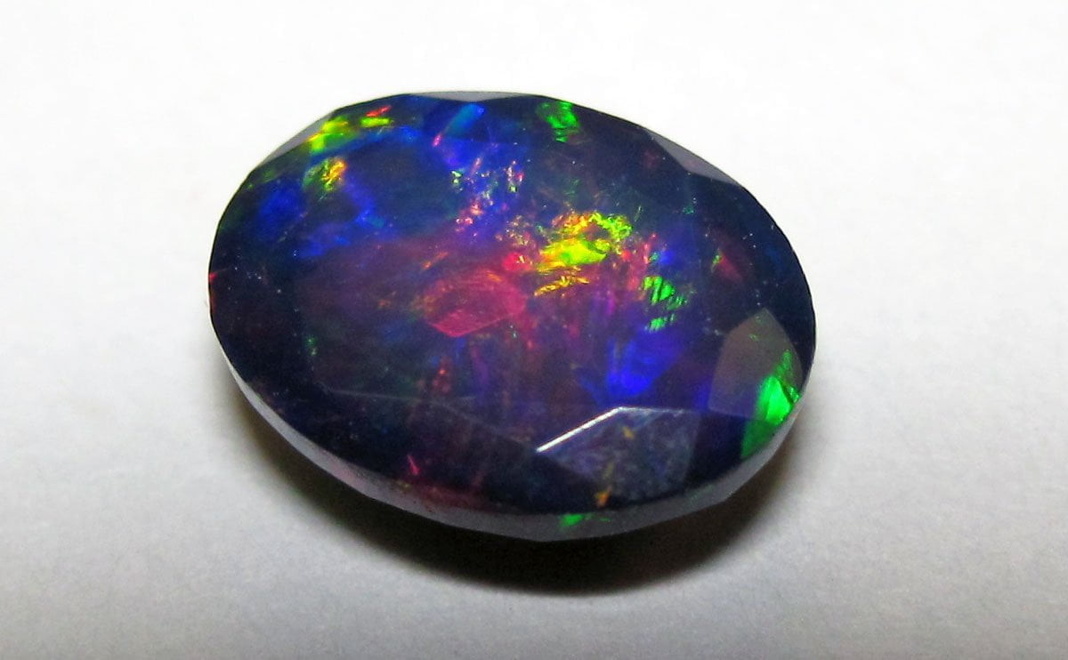 Black opal from Ethiopia
