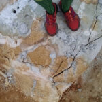 Blue rock cracking due to Dexpan application