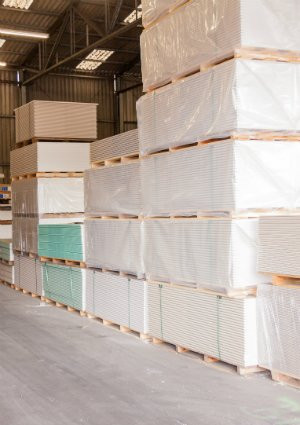 Stacks of cement boards ready for cutting and installation in various DIY and construction projects