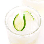 Margarita Recipe in Glasses with Salt Rim