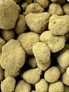 Close up of moon rocks