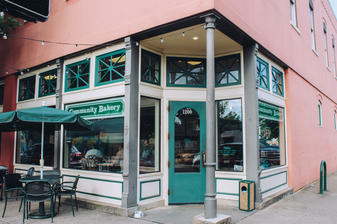 Exterior of Community Bakery in Little Rock, a long-standing local favorite