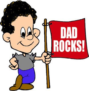 Dad rocks printable sign