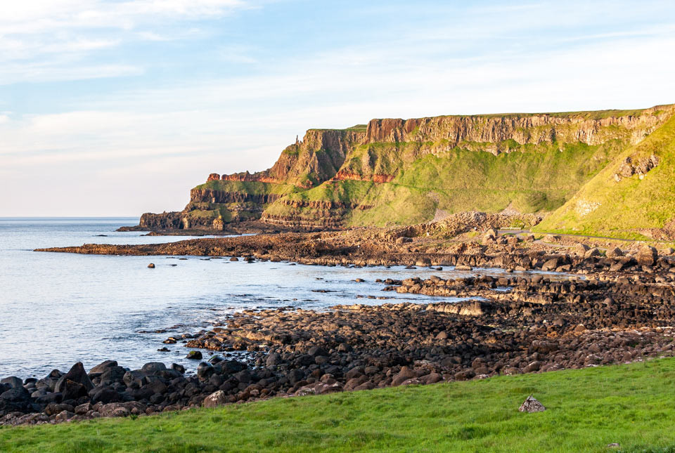 Basalt Columns at the Giant's Causeway, Northern Ireland Formed from Volcanic Activity