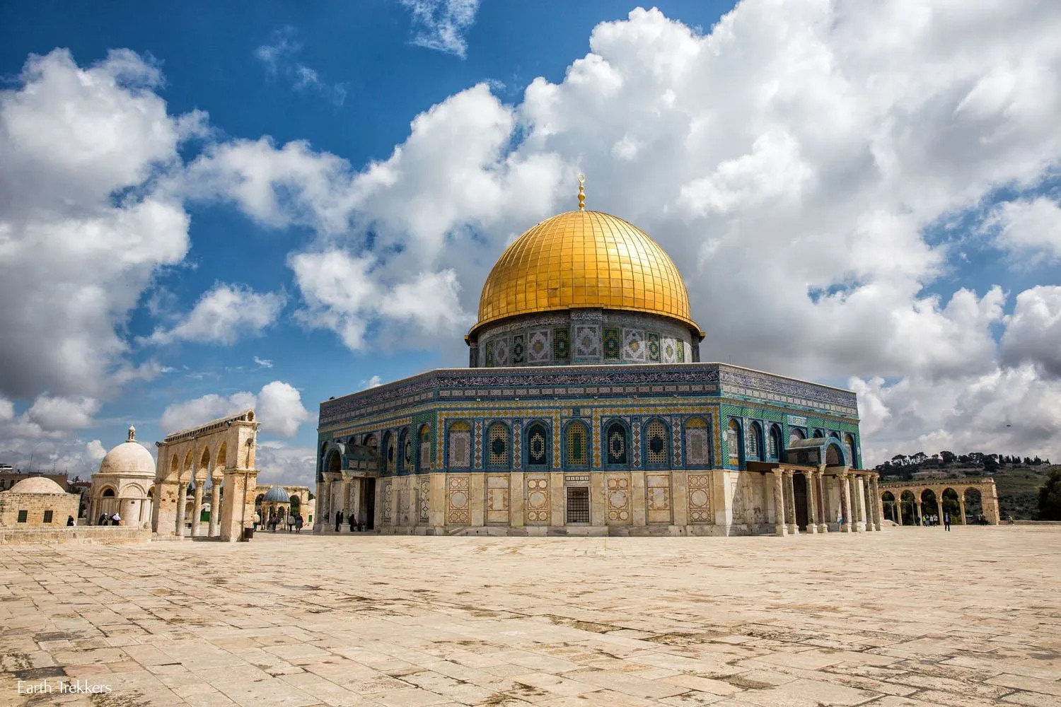 View of Dome of the Rock from afar