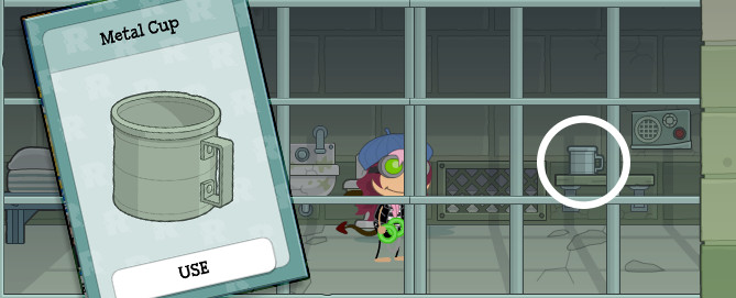 Metal Cup in Pelican Rock Poptropica