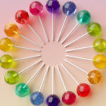 An image showing different colors of pop rocks.
