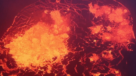 Analogous lava lake in Kilauea volcano resembles Earth's Hadean magma ocean