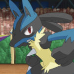 Lucario in the Pokemon anime
