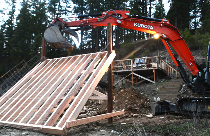 Rock removal equipment