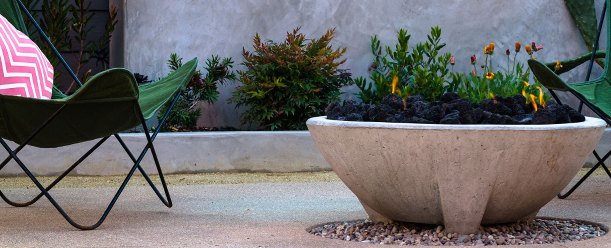 Red Lava Rock for Fire Pit