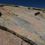 Granite rock undergoing exfoliation