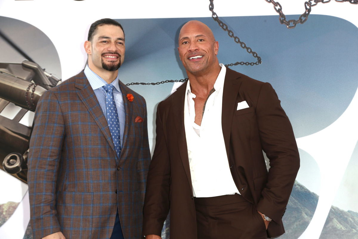 Dwayne Johnson and Roman Reigns Height Comparison