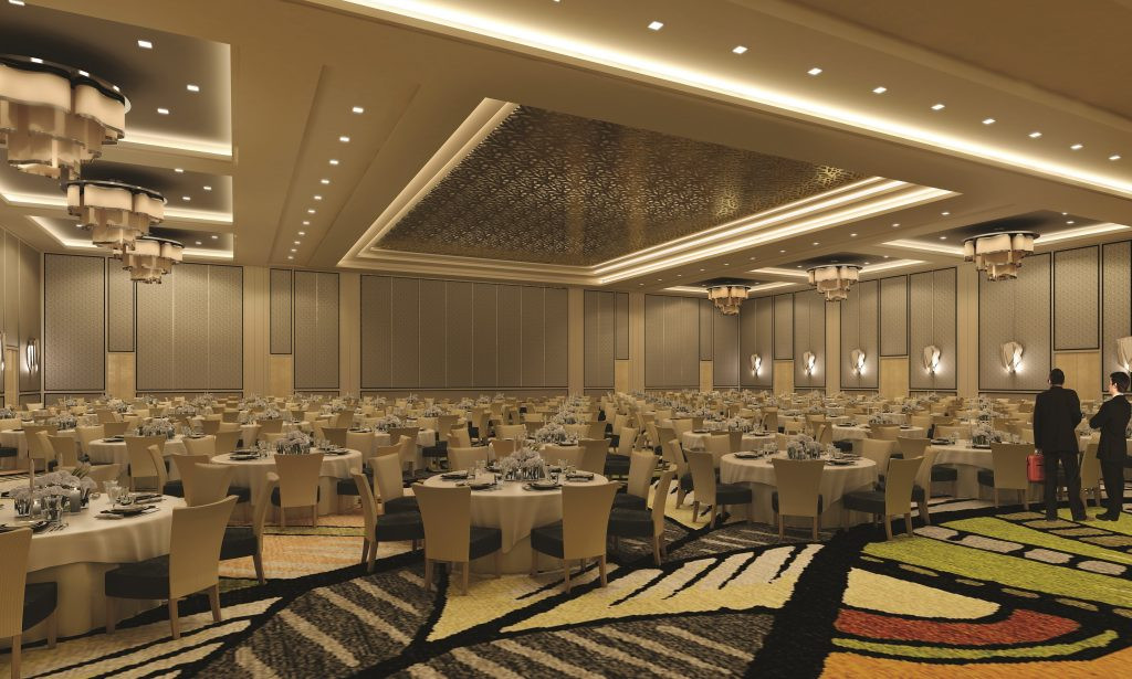 Hard Rock Event Center with concert stage and audience