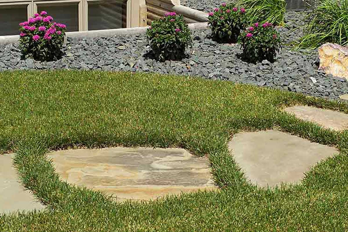 Measuring landscape area for river rock coverage