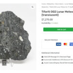 Allende Meteorite Slice