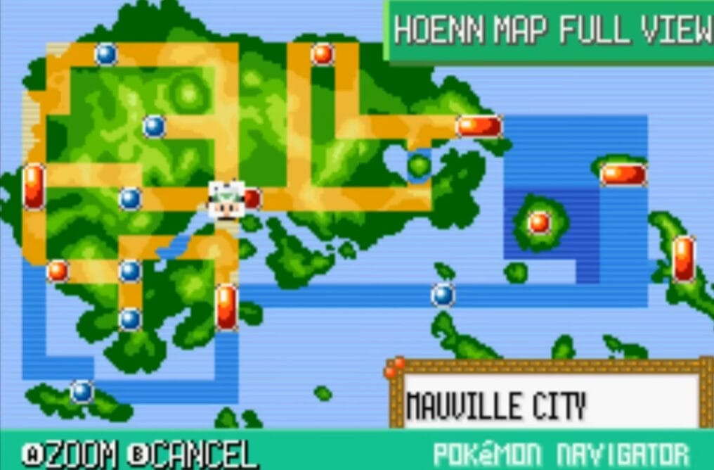 Pokemon emerald mauville city