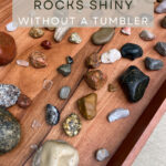 Shiny rocks with oil!