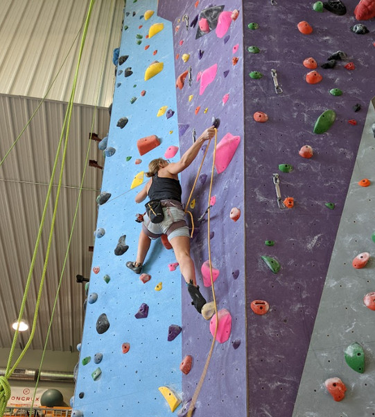 Outdoor Rock climbing requires more advanced preparation