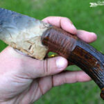 Obsidian stone for knife making