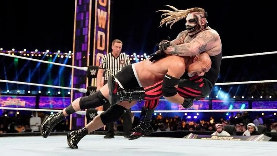 The Rock electrifying the crowd with his charisma and iconic catchphrases