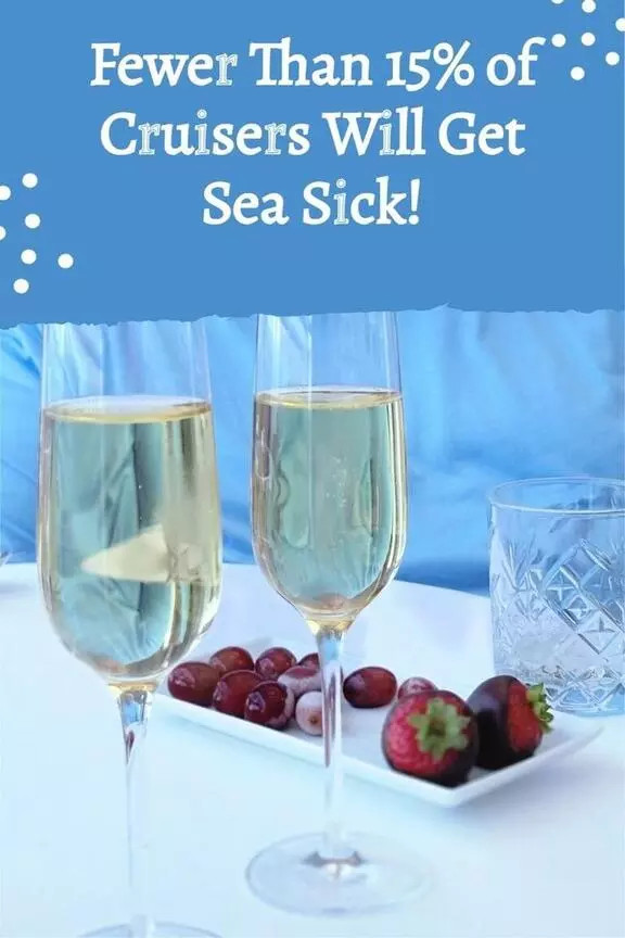 Sea Legs: A condition where fewer than 15% of cruisers experience sickness