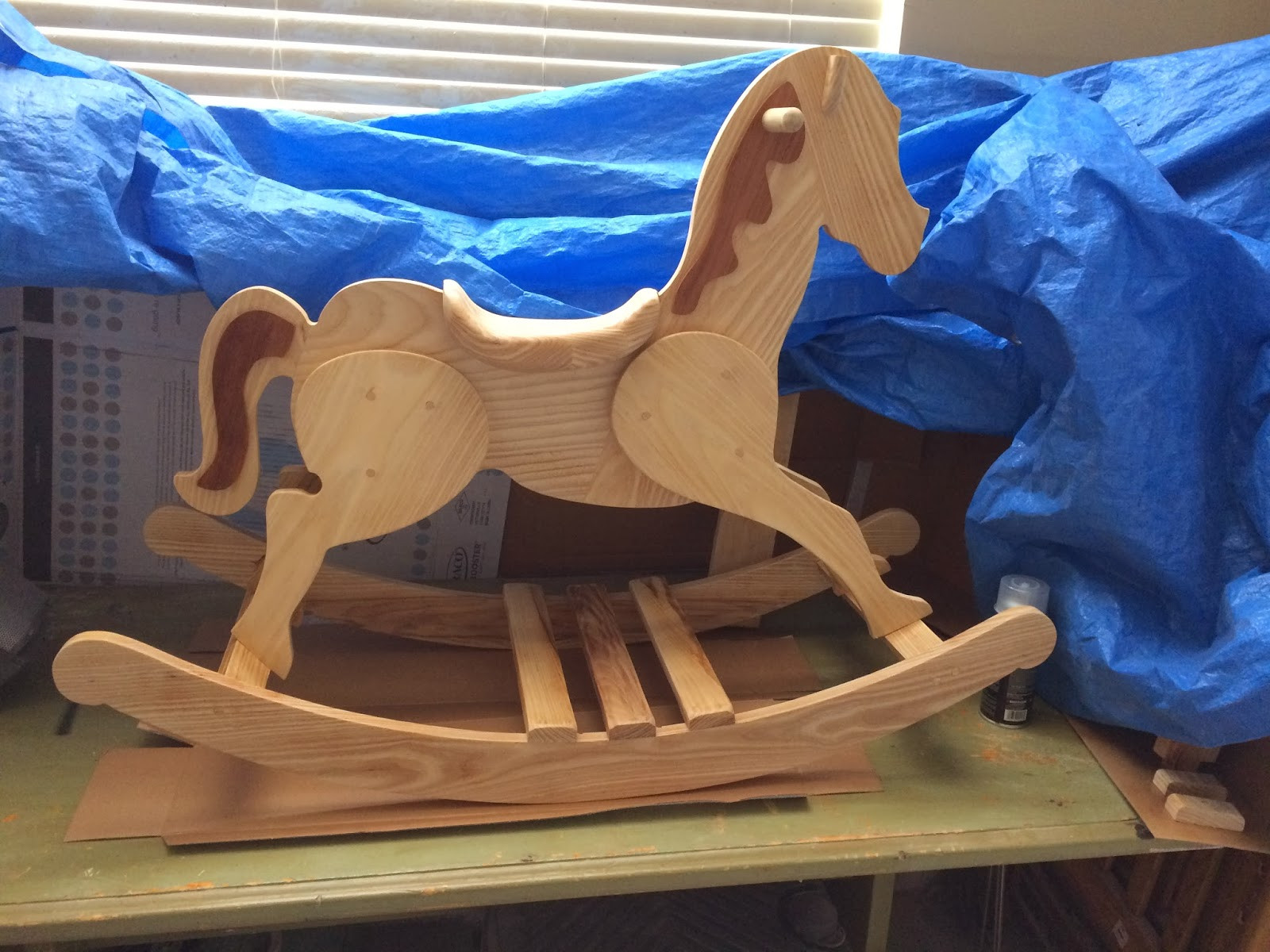 Rocking Horse Hair Accent Pieces