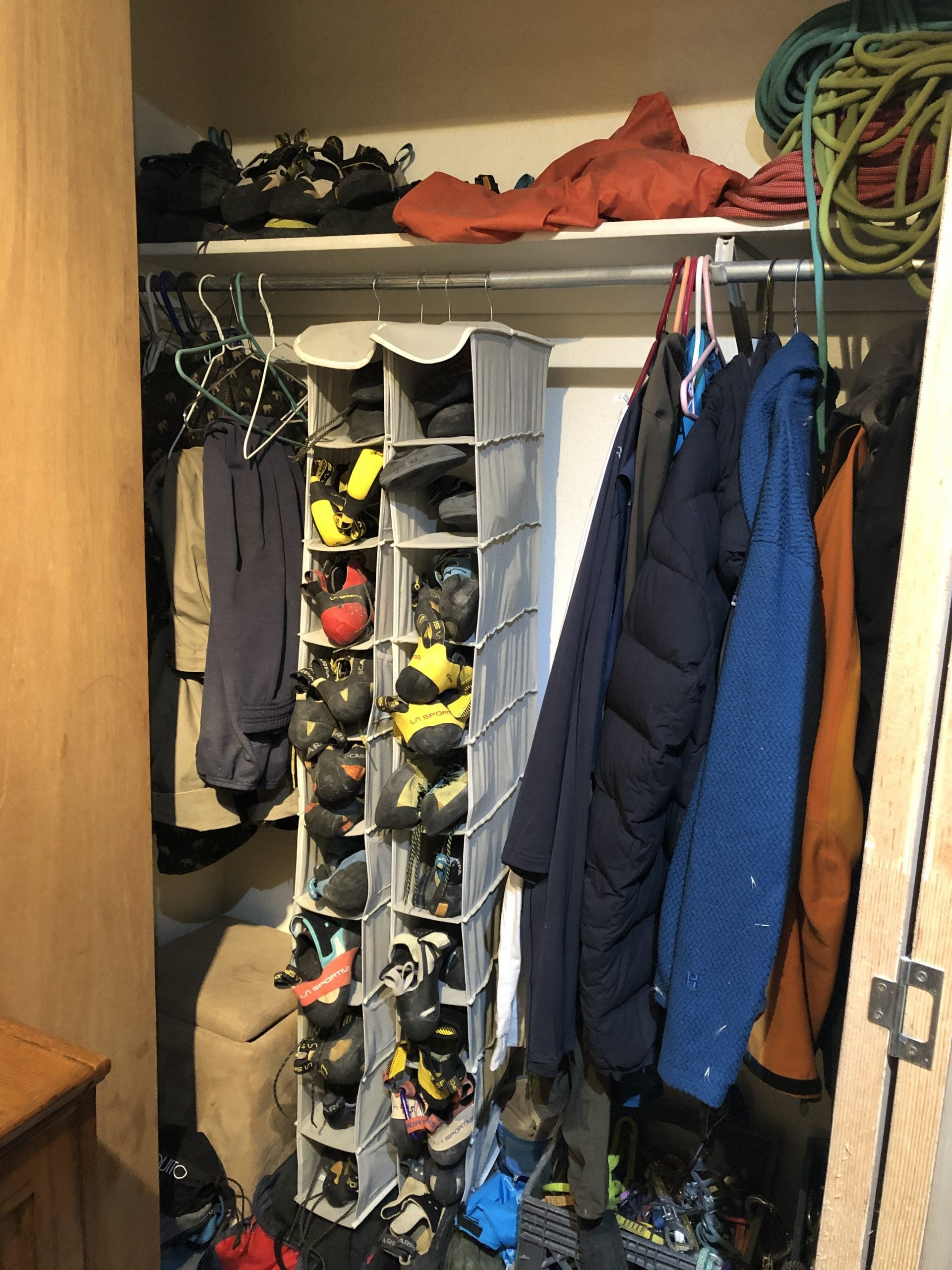 Climbing shoes