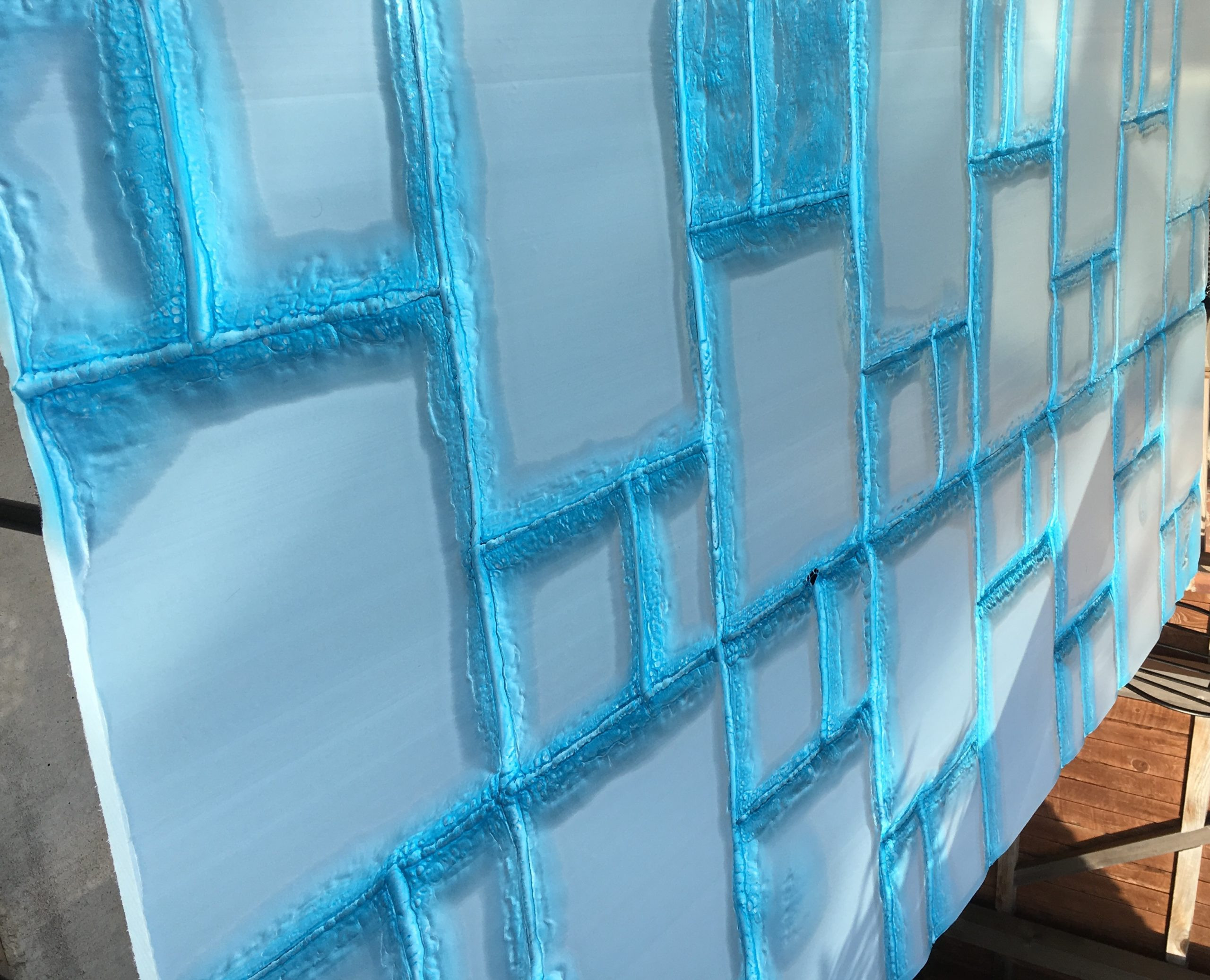 Faux stone wall design showcasing stacked stone pattern for a classic and textured look.