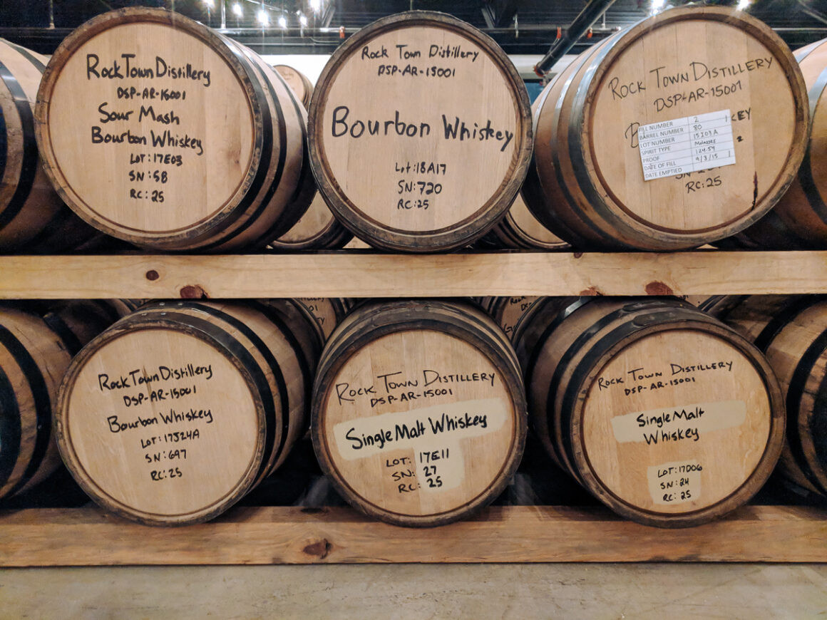 Barrels at Rock Town Distillery Little Rock