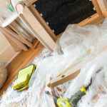 DIY Armchair to Nursery Rocker Conversion