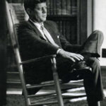 JFK in Kennedy Rocker