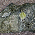 Diamond in kimberlite matrix