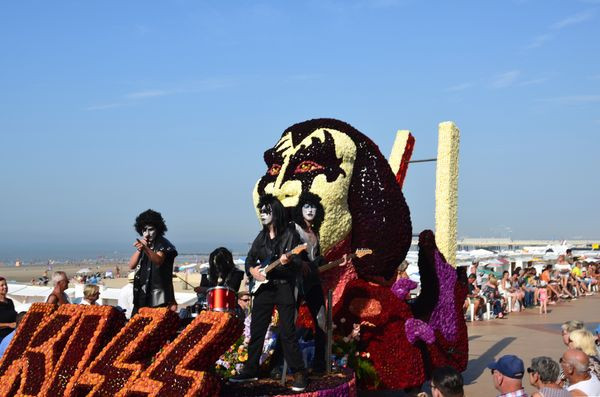 A performance by Kiss, capturing the band's energetic stage presence and the high decibel levels they are known for