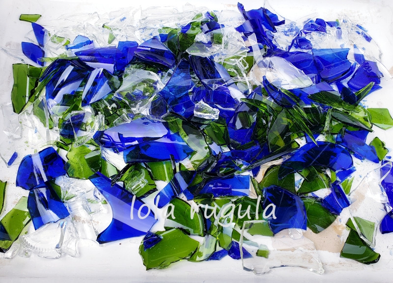 Original glass breakage for tumbling