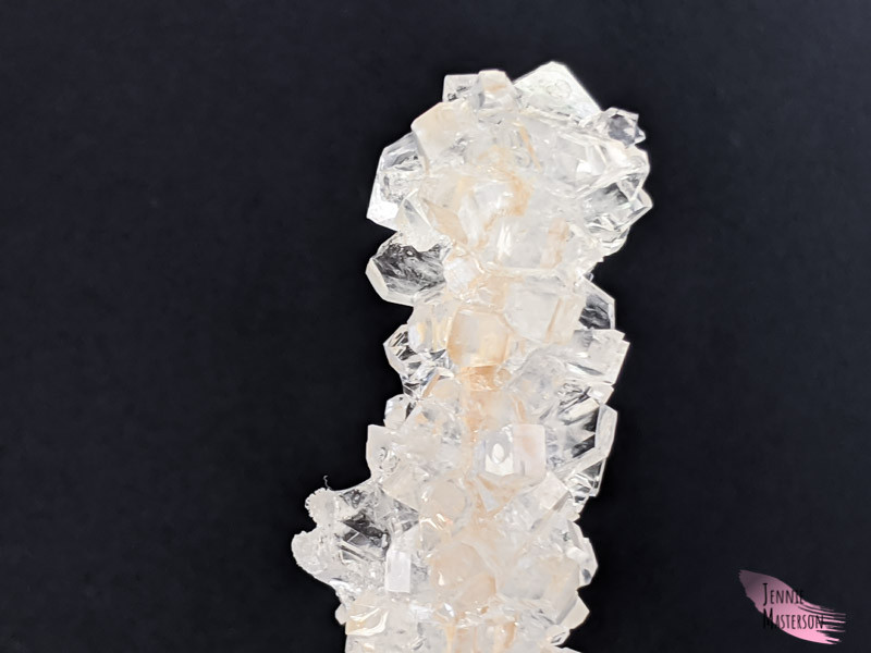 Close-up of rock candy on a stick