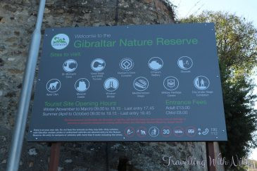 Starting point for the Mediterranean Steps hike, marked by clear signage.