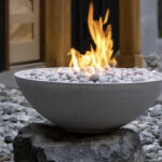 modern fire pit toppings