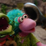 Mokey looking at Lanford