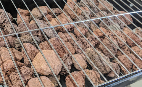 Pile of lava rocks