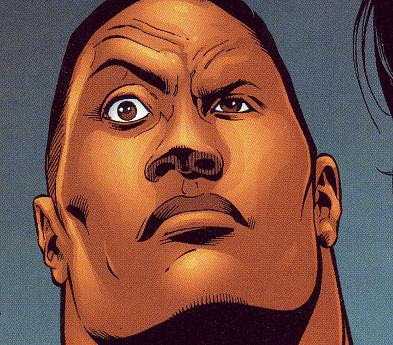 Dwayne The Rock Johnson eyebrow raise expressing charisma