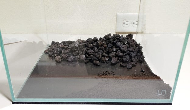 Black lava rock for aquascape