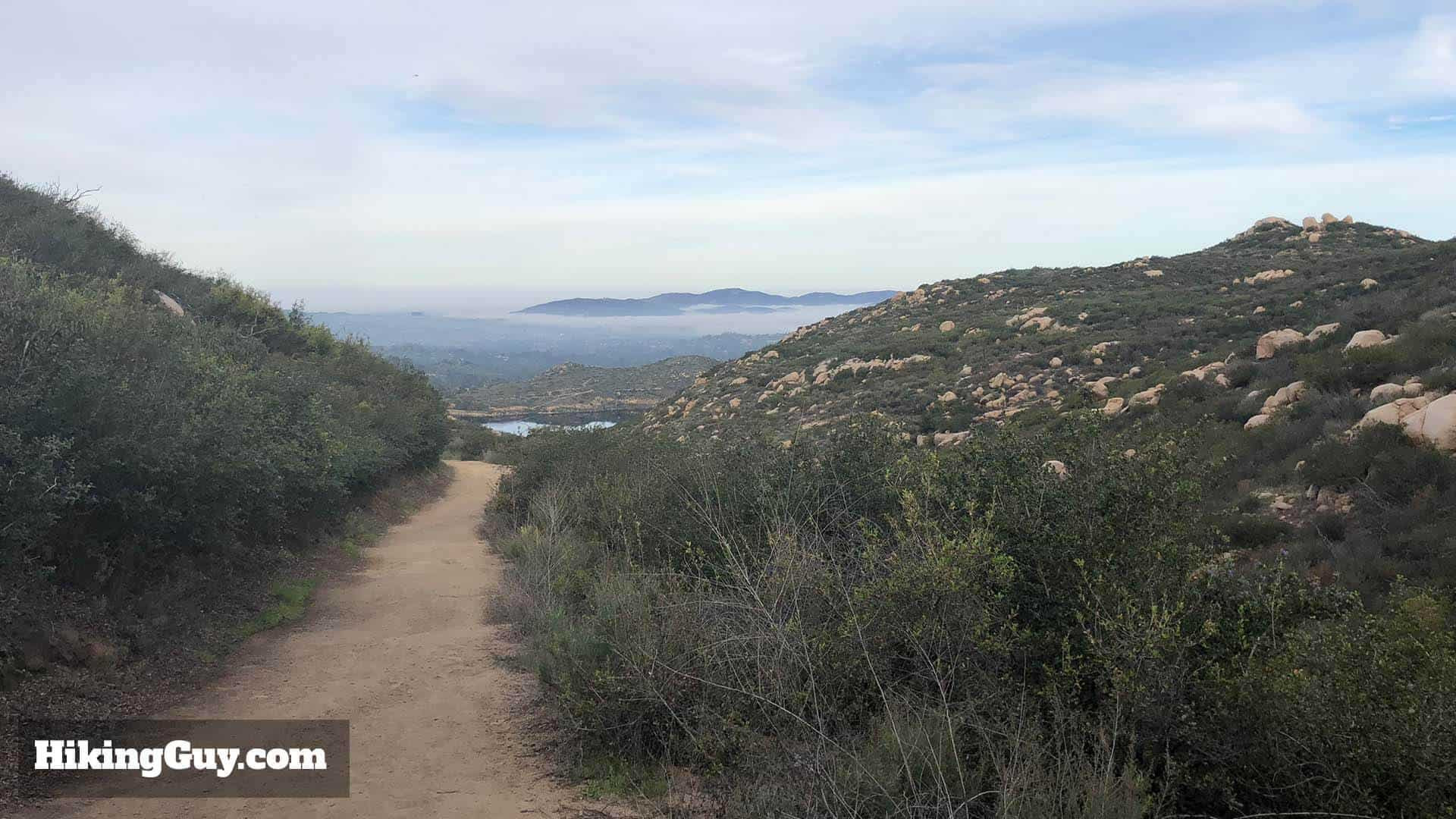 views from Potato Chip Rock hike
