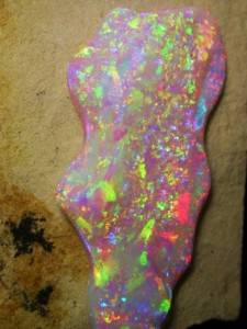 Raw opal specimen.