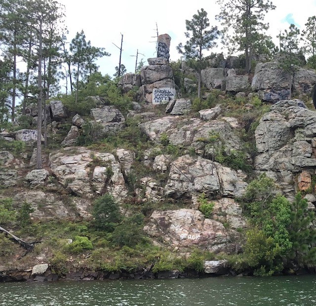 Chimney Rock vs. Acapulco Rock at Lake Martin
